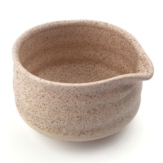 Chawan - Handgefertigte beige Matcha Schale