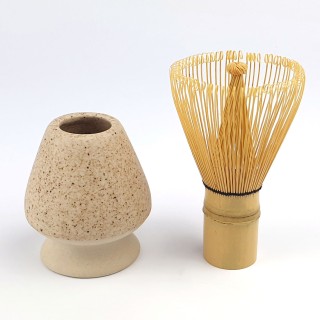 Kusenaoshi - Matcha Besenhalter Beige