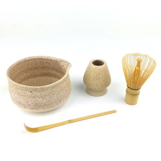 Matcha Zubereitungsset - Beige